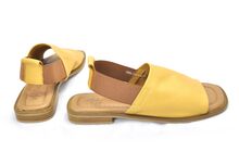 molly-bessa Elegantní sandály v krásné barevné kombinaci Molly Bessa 500 1737 žlutá, vel. 42