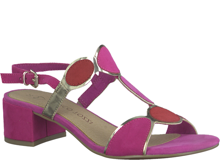 marco-tozzi Letní sandály pro párty i všední dny Marco Tozzi 2-2-28230-20 růžová, vel. 38